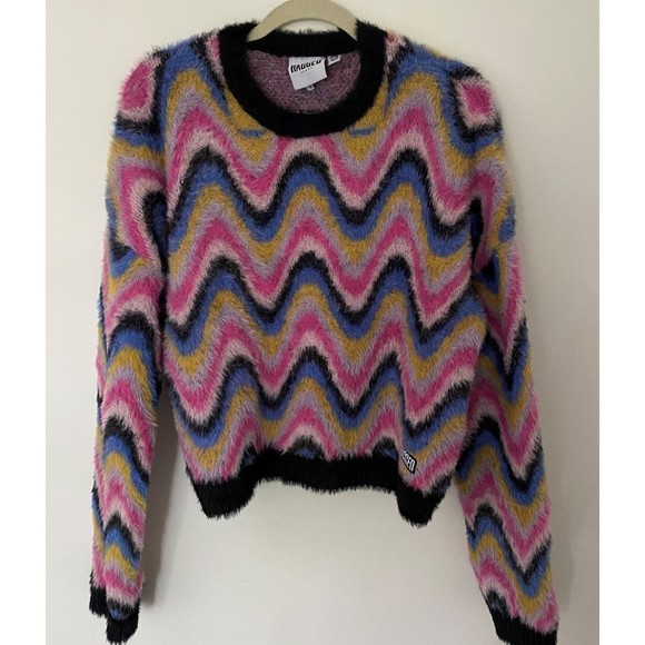 THE Ragged Priest Fluffy Knitted Sonic Jumper Sweater Sz S - Picture 2 of 12